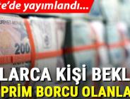 Vergi ve prim borcu yapılandırması yürürlüğe girdi