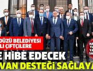 BEYLİKDÜZÜ BELEDİYESİ HATAY’LI ÇİFTÇİLERE FİDE HİBE EDECEK, HAYVAN DESTEĞİ SAĞLAYACAK