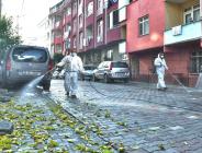 ESENYURT’TA MÜZİKLİ SOKAK DEZENFEKSİYONU YAPILDI