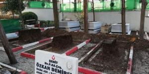 Şehit mezarları Marmara mermeri ile yenileniyor