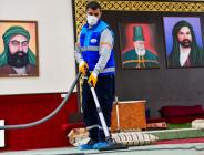 HIZIR ORUCU ÖNCESİ CEMEVLERİNDE DEZENFEKTE VE TEMİZLİK ÇALIŞMASI YAPILDI