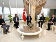 GAUVİN’DEN BAŞKAN BOZKURT’A ZİYARET