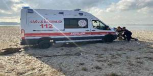Avcılar’da kumsalda ambulans kurtarma operasyonu