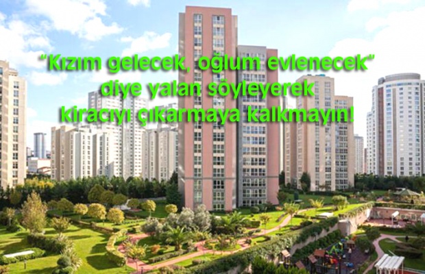 Yalan bahaneye 1 yıllık kira ceza