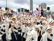 sünnet şöleninde çocuklar gönüllerince eğlendi