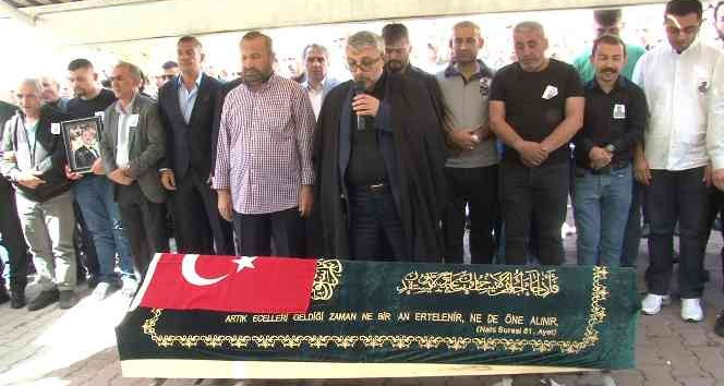 Güvenlik görevlisi son yolculuğuna uğurlandı