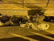 Akü hırsızları kamerada