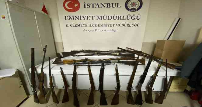 Küçükçekmece’de yasa dışı silah imalathanesine operasyon