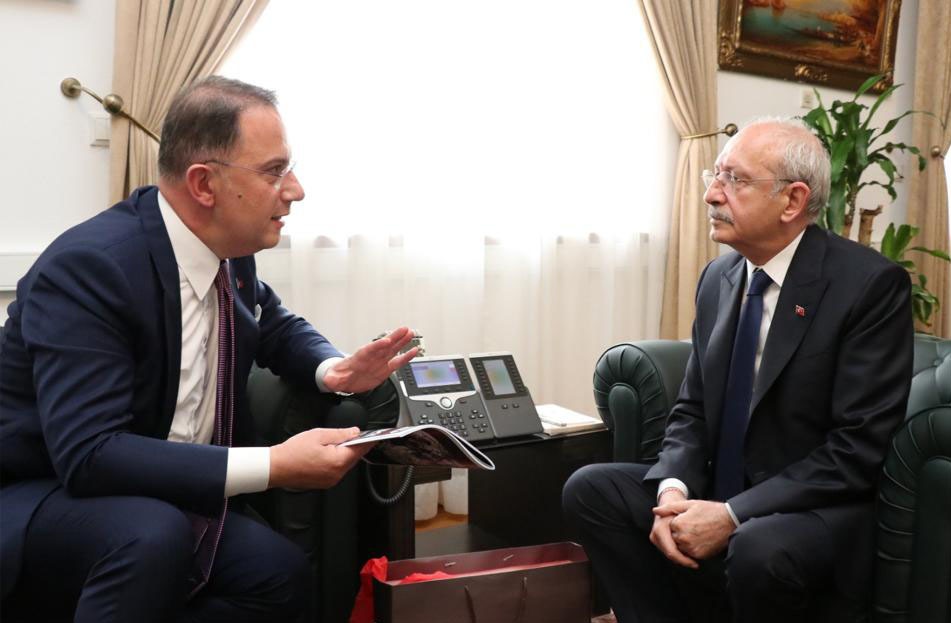BAŞKAN ÇALIK, KILIÇDAROĞLU İLE GÖRÜŞTÜ