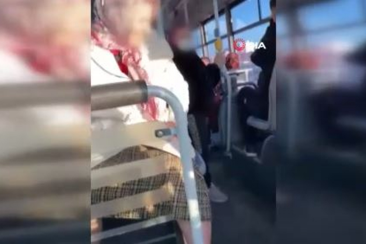 Büyükçekmece de otobüste kadınların “boş koltuk” kavgası