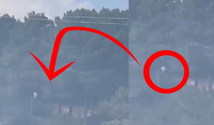 Sultangazi Kent Ormanı’nında yangın çıkmıştı: Kaçan 2 kişi kamerada!