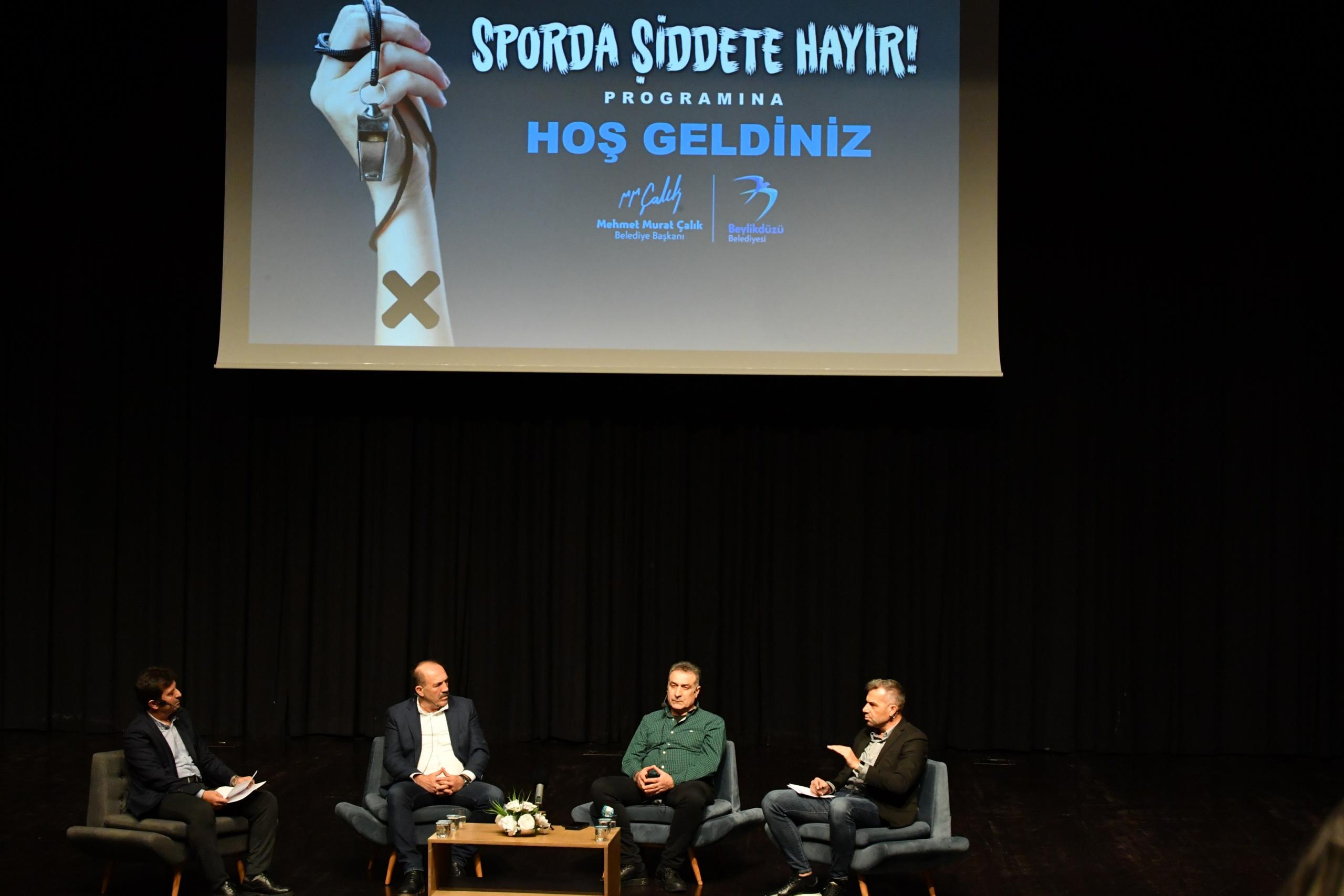 BEYLİKDÜZÜ SPORDA ŞİDDETE “HAYIR” DEDİ