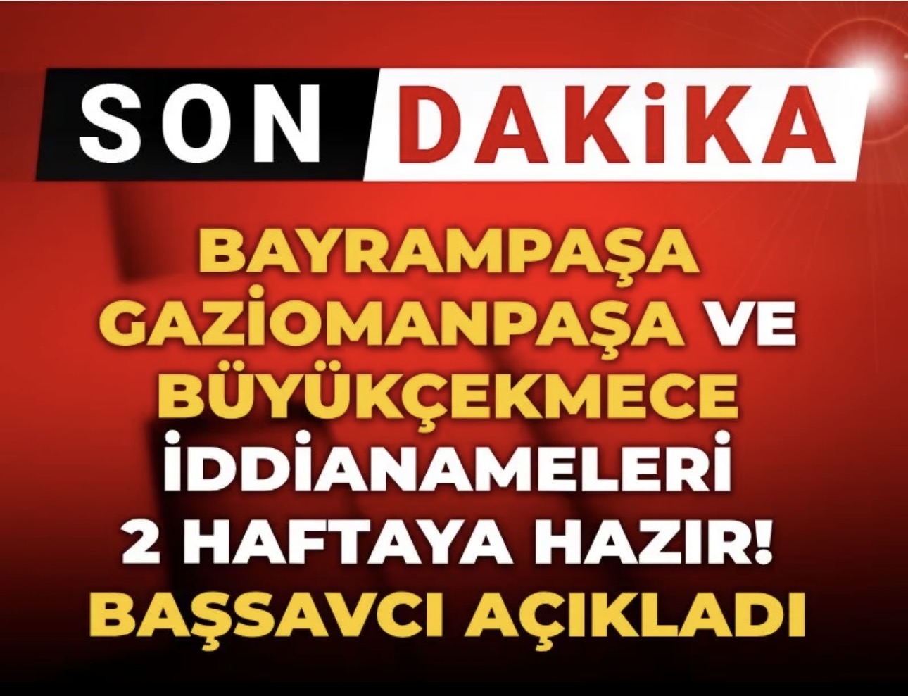 Büyükçekmece Belediyesinin iddanamesi